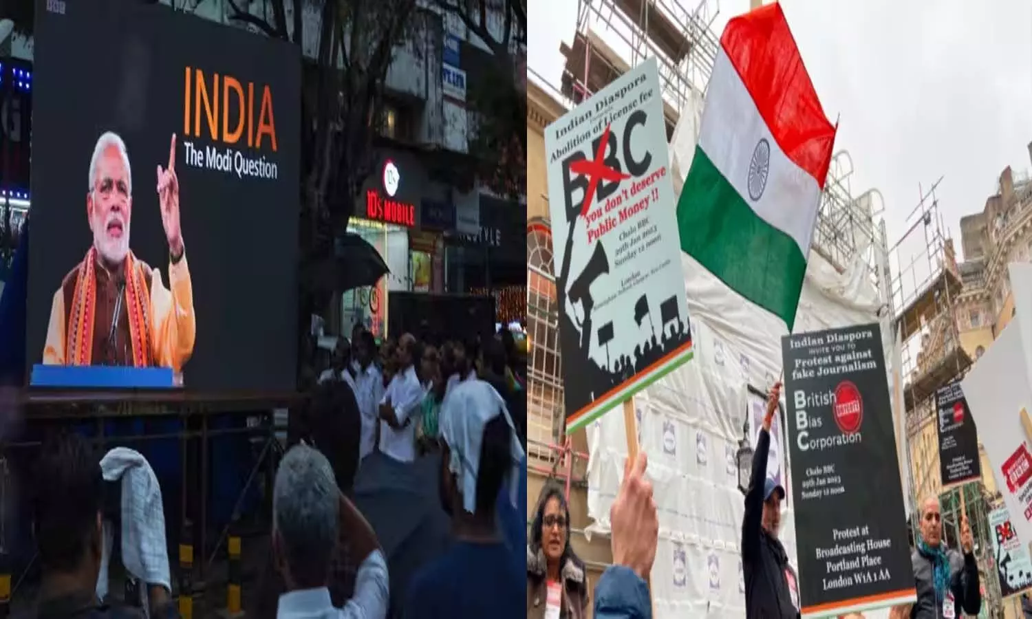 Protest against BBC documentary made by targeting PM Narendra Modi has started in UK too