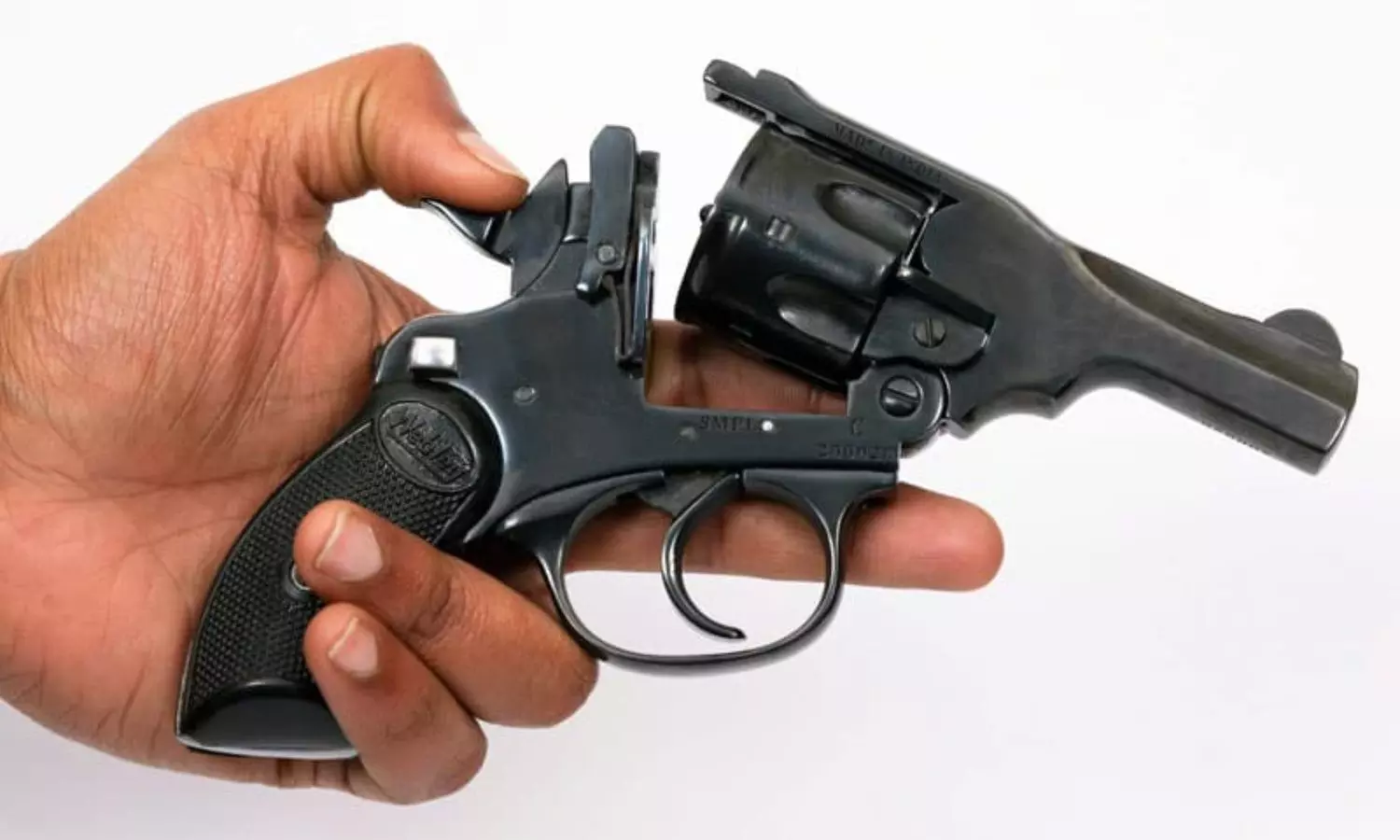 Make in India version of UK Webley and Scott company revolver MK IV