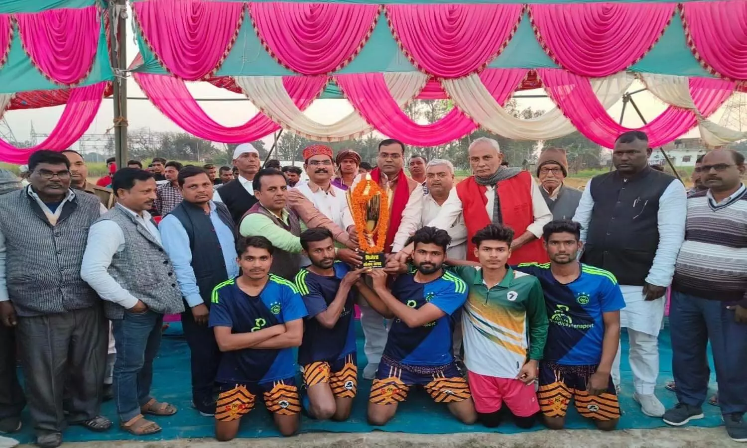 Fazilnagar defeated Gorakhpur 2-0 in the inter-state football competition in Kushinagar
