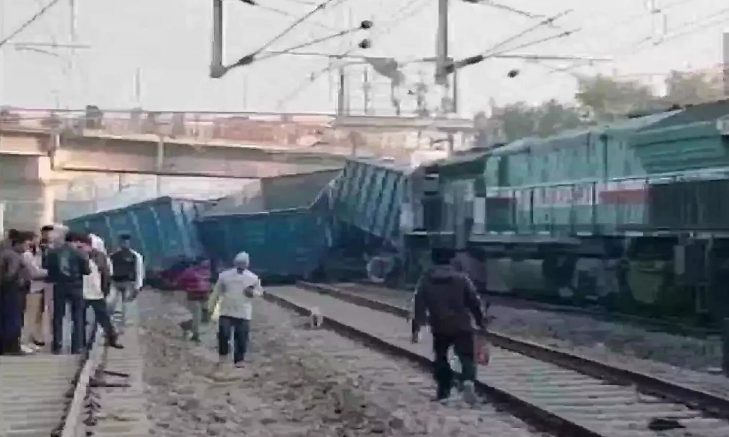 Freight Train Accident in Sultanpur
