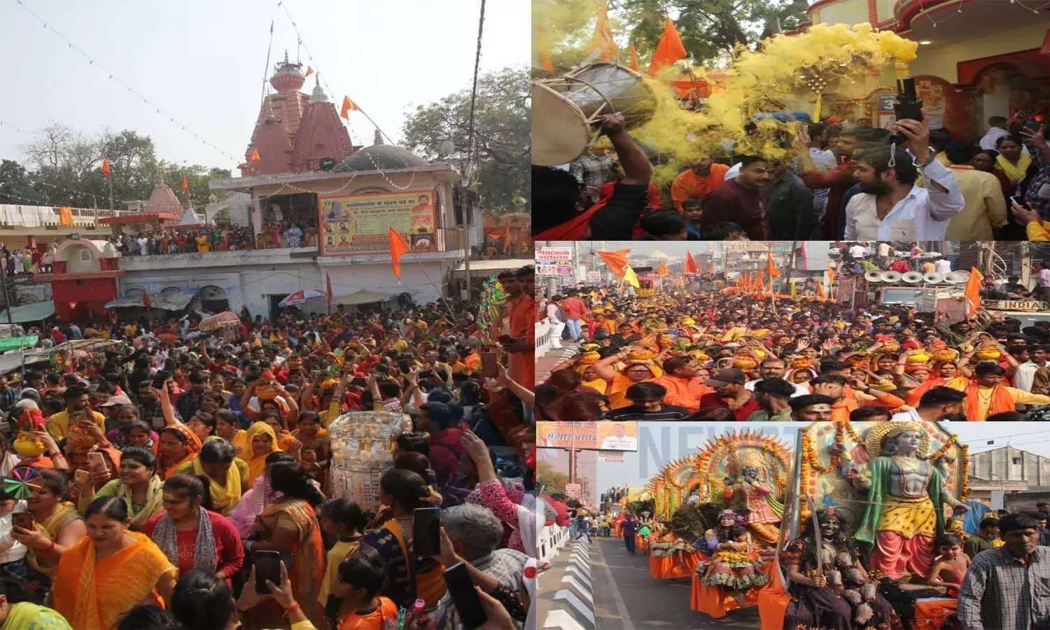 Jalabhishek of Bholenath continued till late evening, inundation of faith in temples