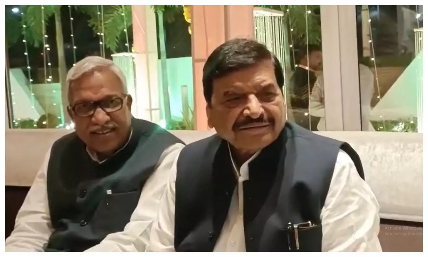 Samajwadi Party leader Shivpal Yadav in Ballia