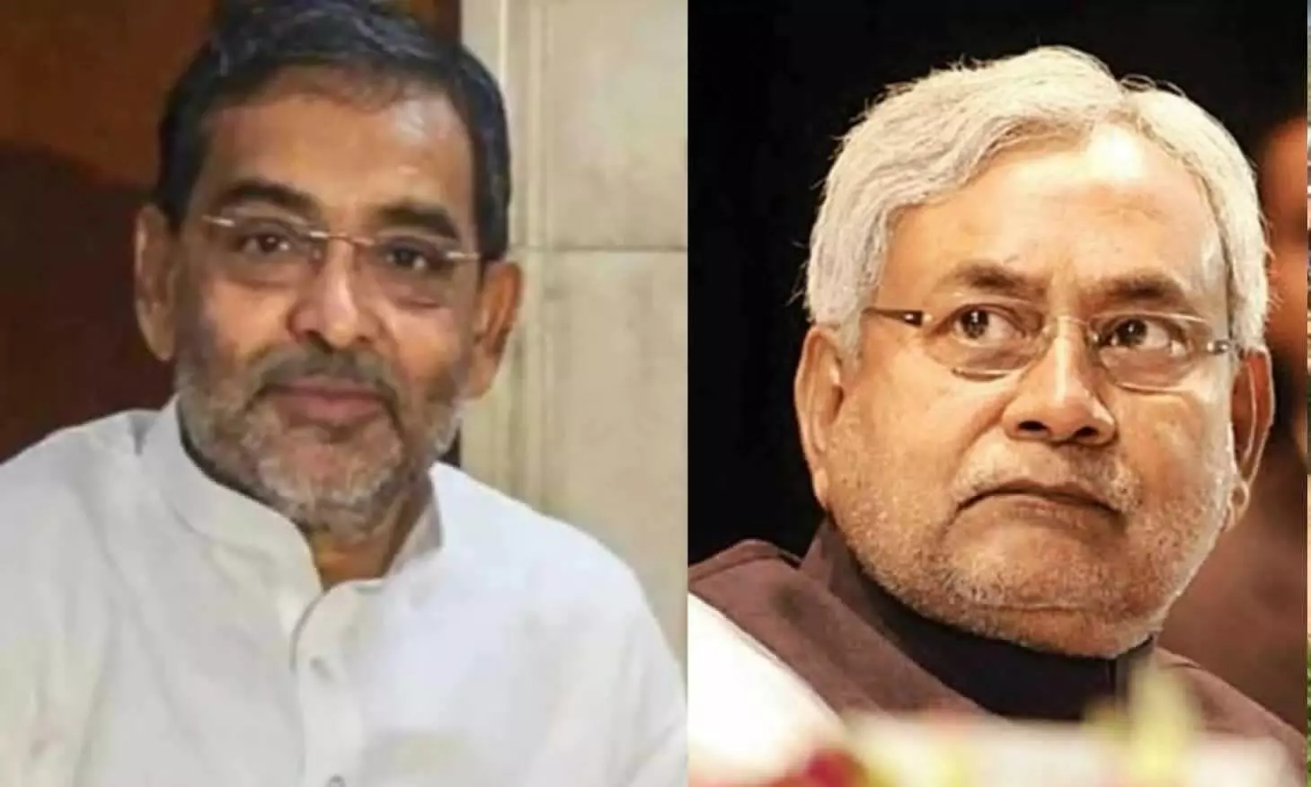 Upendra Kushwaha and CM Nitish Kumar