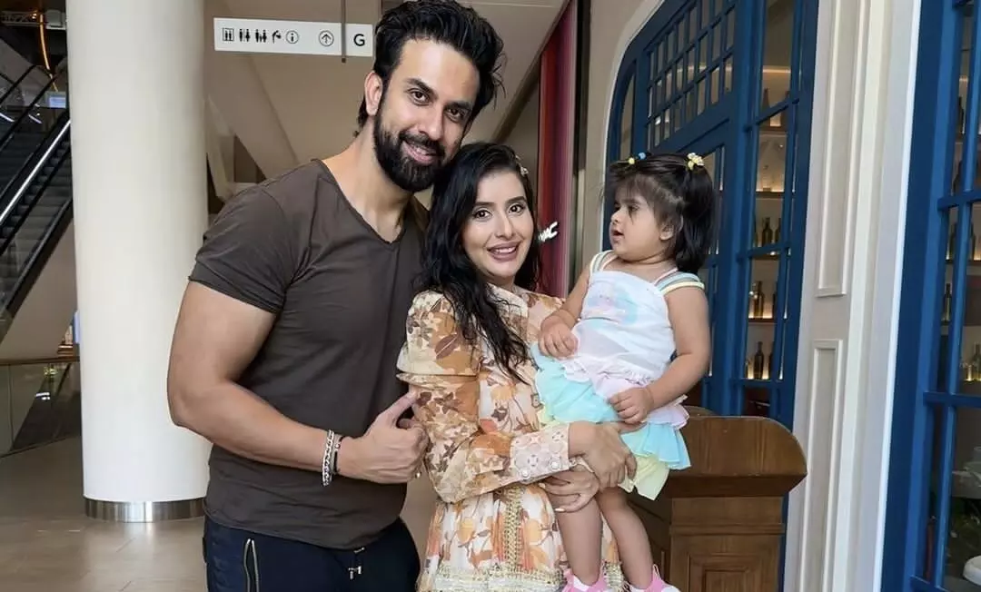 Rajeev Sen and Charu Asopa with Daughter Zianna