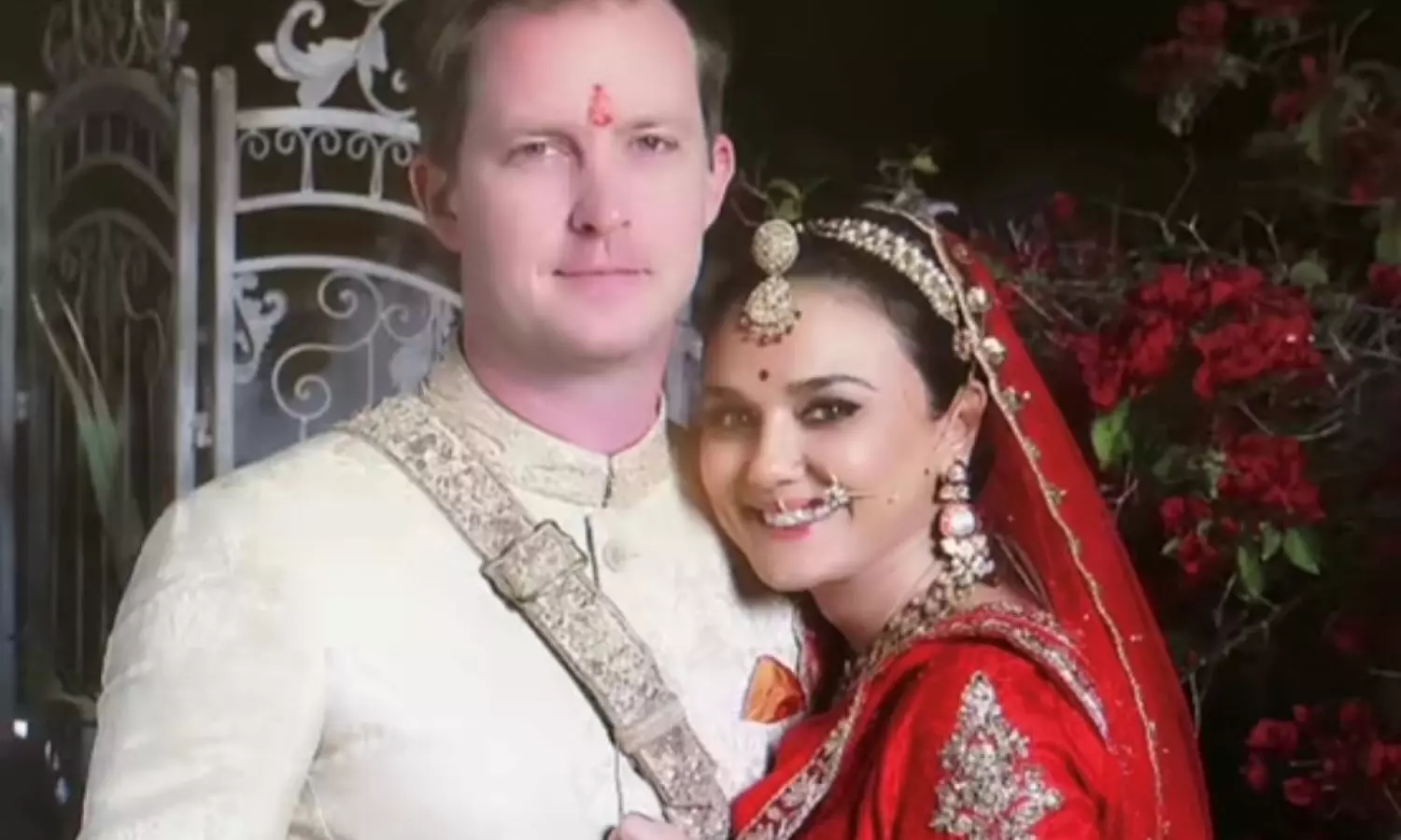 Preity Zinta with husband Gene Goodenough