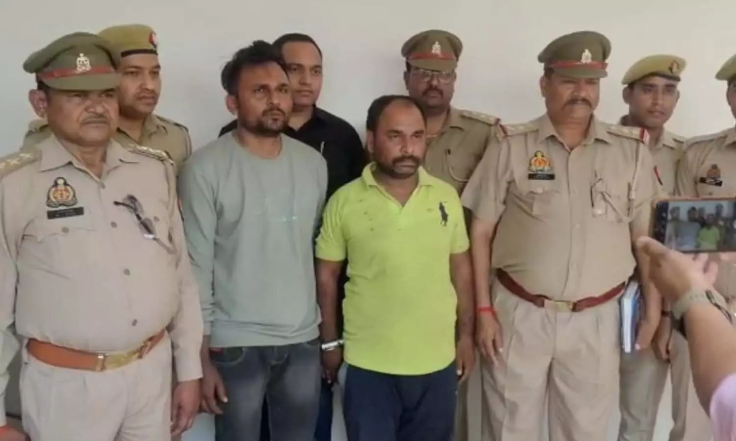 Police arrested two cyber fraudsters in Jalaun