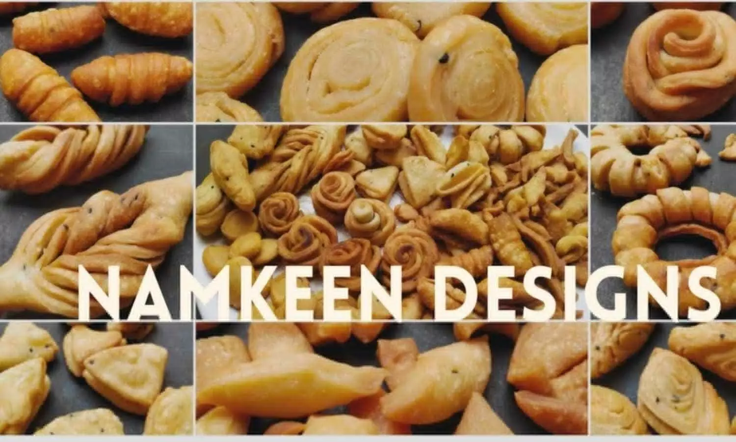 Namak Para in Different Shapes