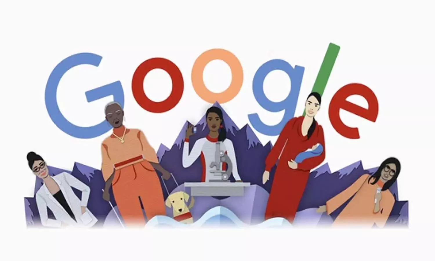 Google Doodle salutes Womens Day