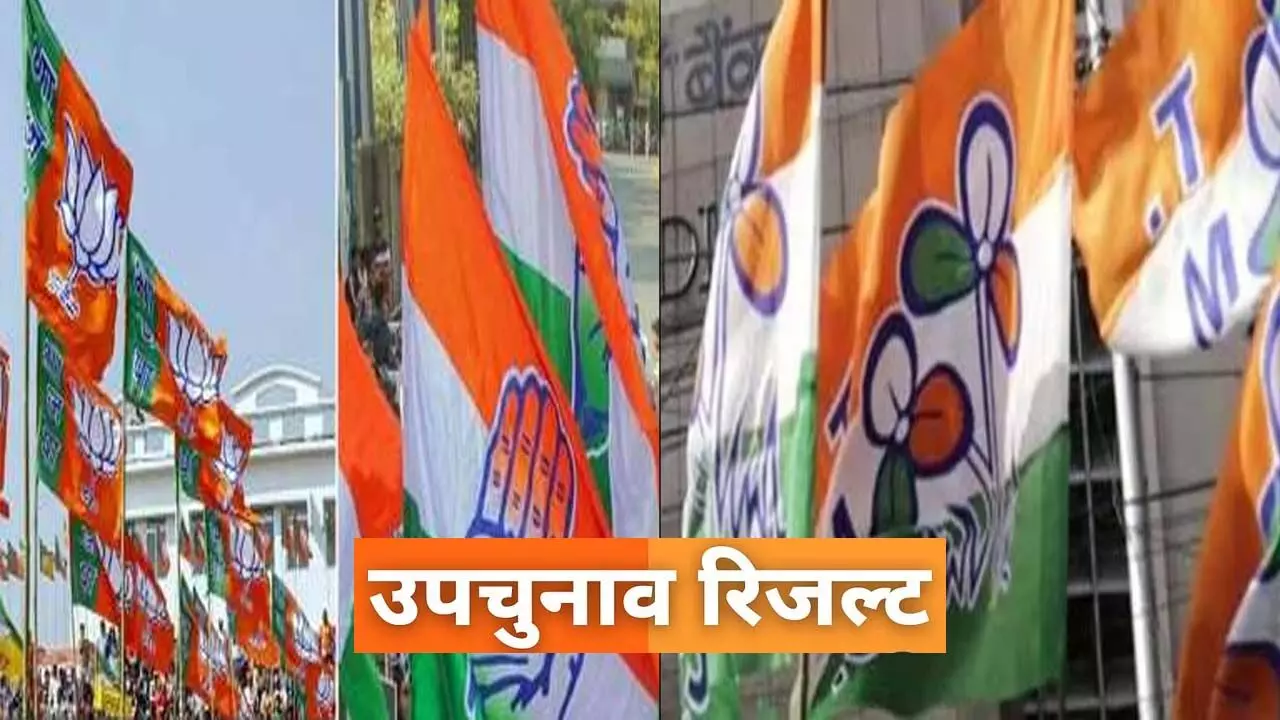 BJP got success on three seats, biggest defeat in Ghosi, INDIA alliance won on four