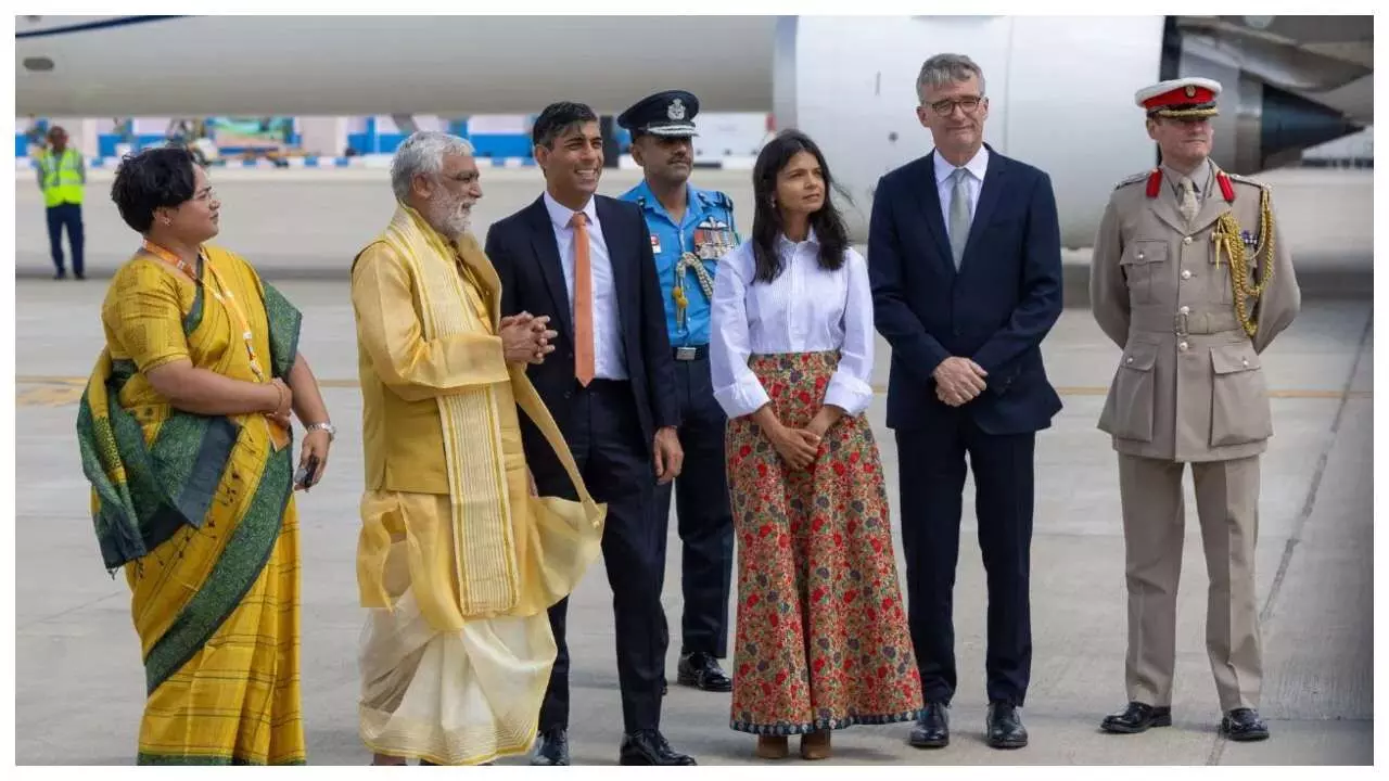 Rishi Sunak G20 Summit: ब्रिटिश PM का एयरपोर्ट पर जय श्री राम के साथ स्वागत, ऋषि सुनक बोले- जय सियाराम!