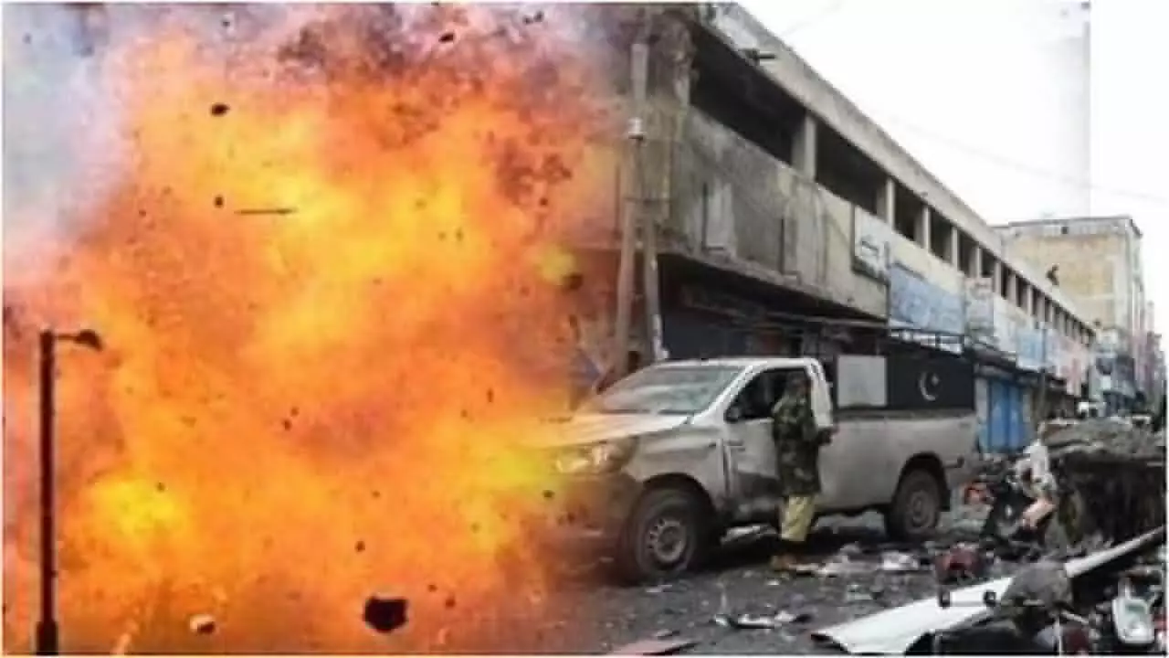Bomb Blast in Pakistan Peshawar city