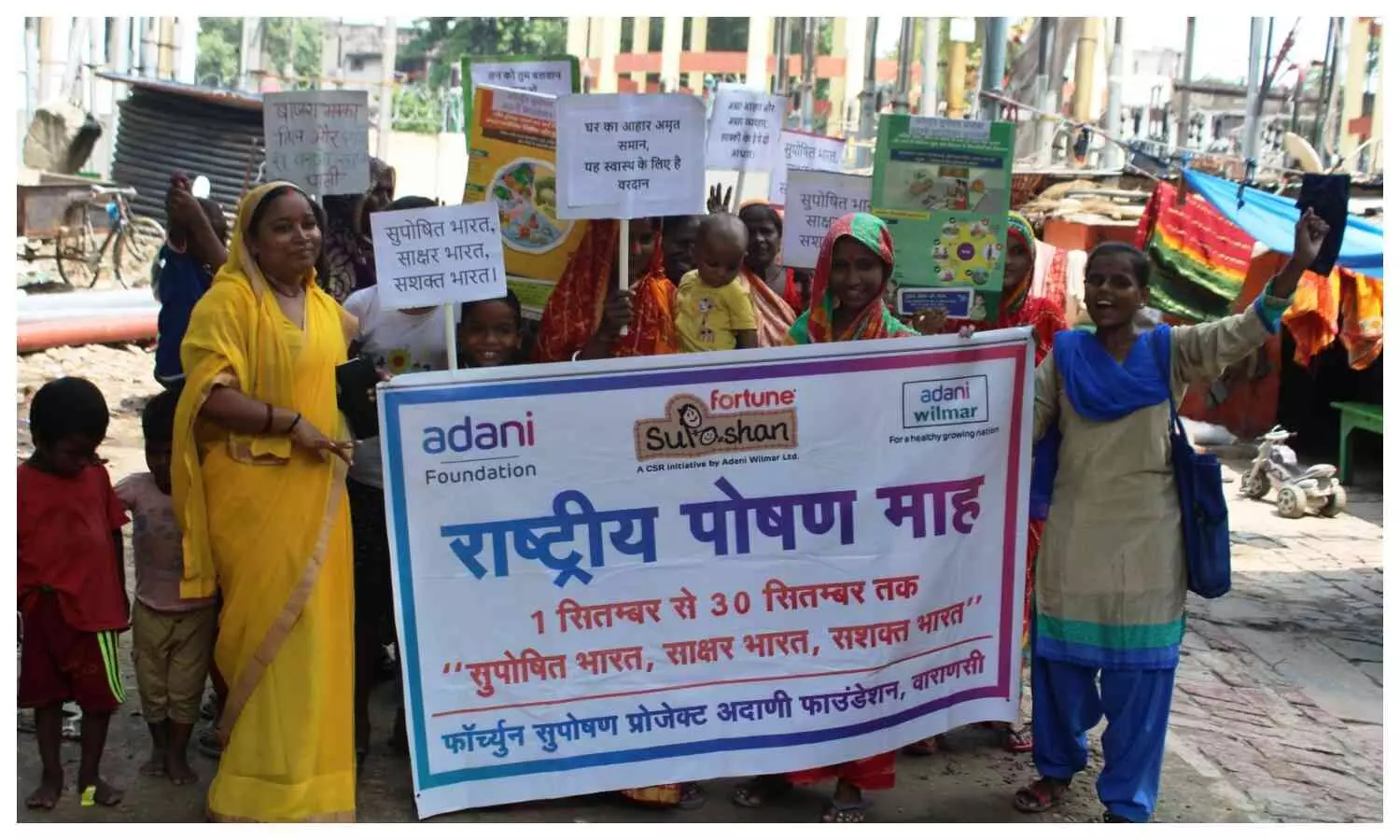 Adani Foundation team aware women in slums