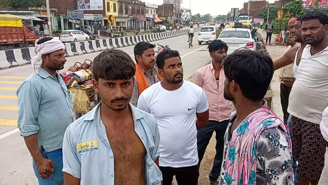 Miscreants committed robbery in broad daylight in Kannauj