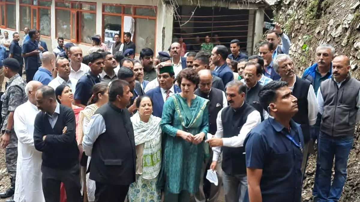 Priyanka Gandhi in Himachal