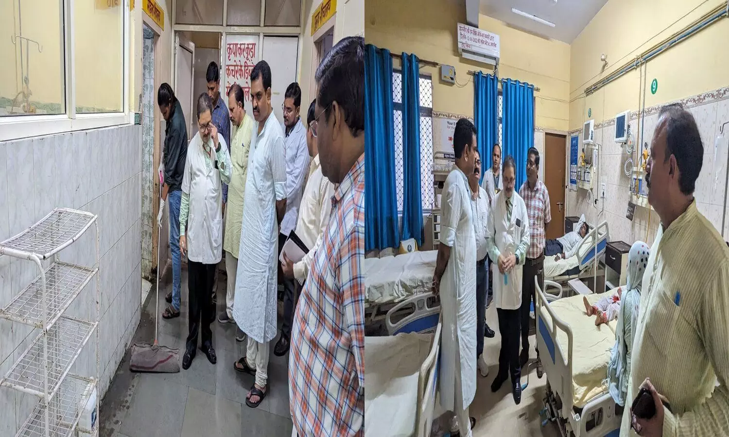 Aseem Arun inspection district hospital