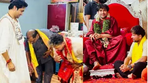 Kuldeep Yadav ने World Cup 2023 से पहले लिया बागेश्वर सरकार का आशीर्वाद, एशिया कप से पहले भी गए थे पंडित धीरेन्द्र शास्त्री का आशीर्वाद लेने