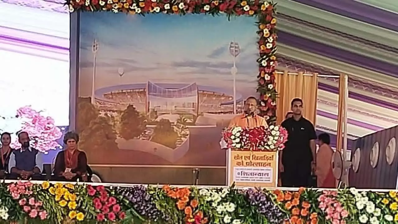 CM Yogi said in Varanasi - There has been a change in peoples perception regarding sports and players