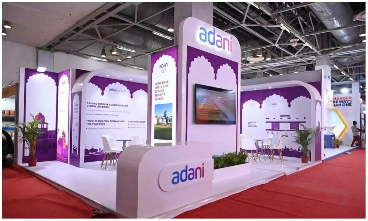 Adani Group stall