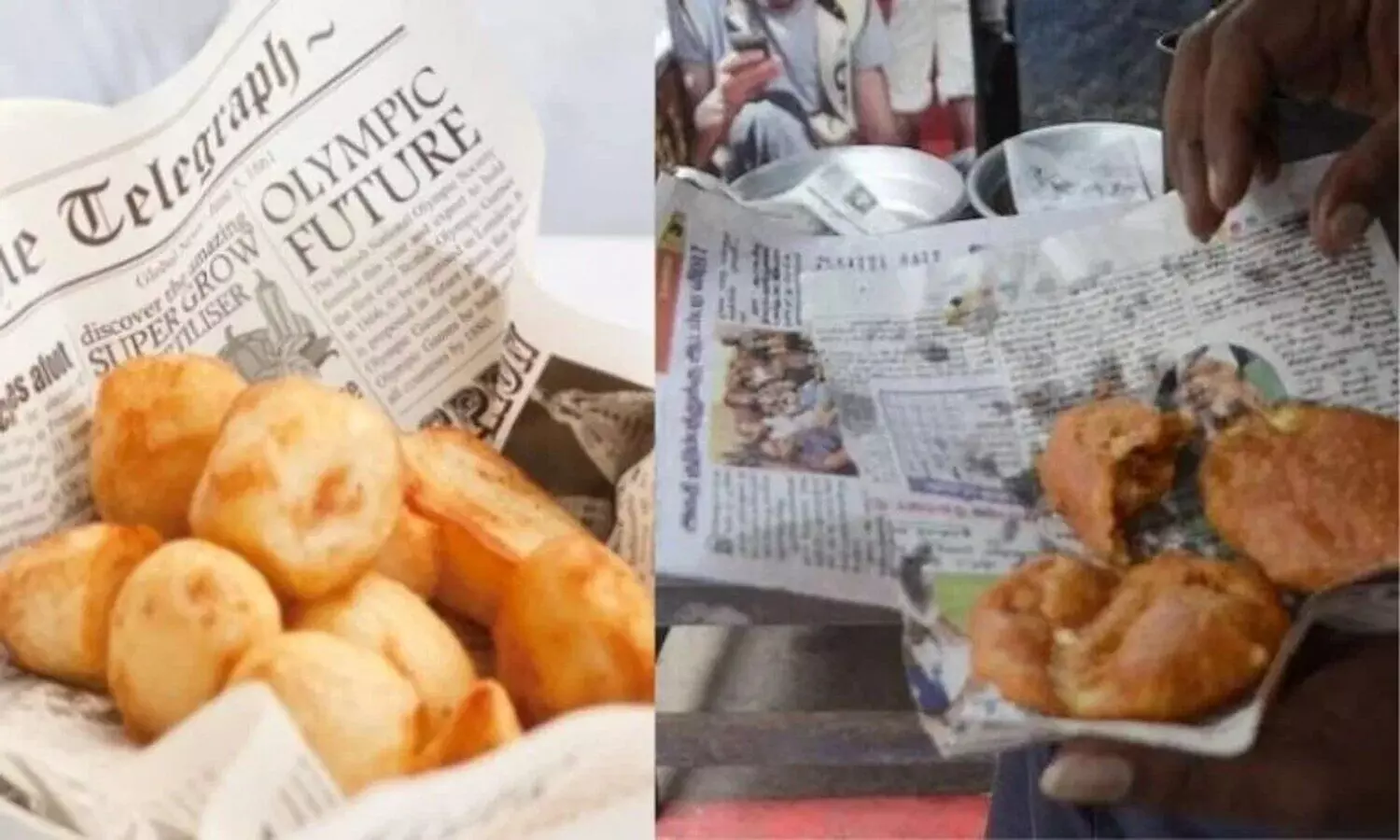 Food in Newspaper