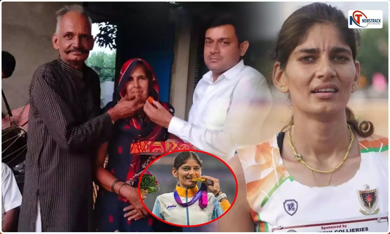 Meerut Parul Chaudhary Won gold medal