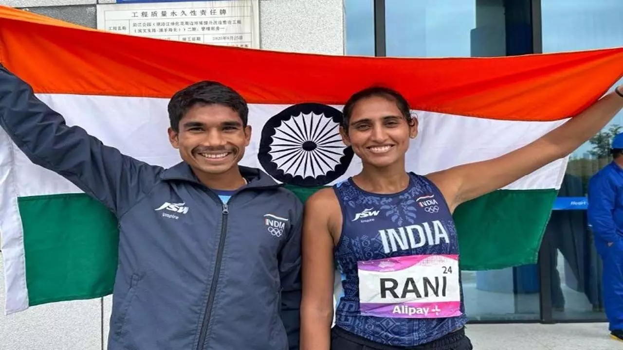 Sonbhadras Rambabu and Manju Rani pair won bronze medal in Asian Games