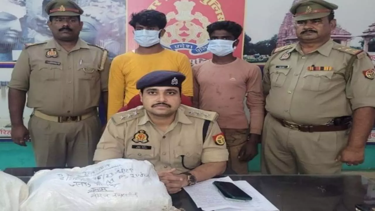 Bikers gang is smuggling ganja in Purvanchal, two smugglers of interstate gang arrested