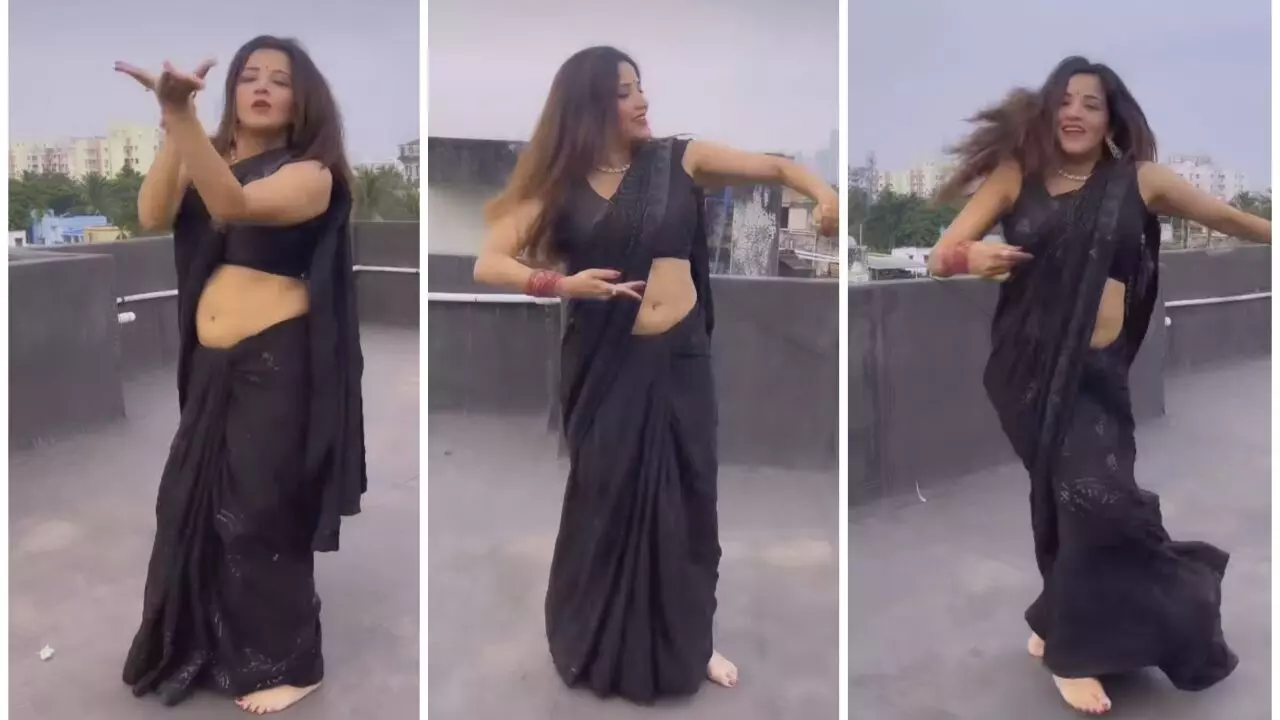 Monalisa Video: भोजपुरी बाला मोनालिसा ने छत पर कर दी ऐसी हरकत, टुकटुकी लगाए निहार रहें फैंस