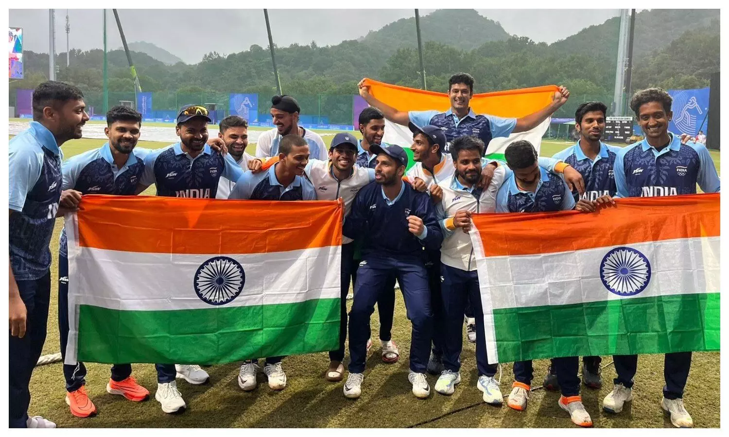 IND vs AFG Final T-20 Match Highlight: महिला के बाद पुरुष क्रिकेट टीम ने भारत के खाते में डाला गोल्ड, बारिश से मैच हुआ रद्द