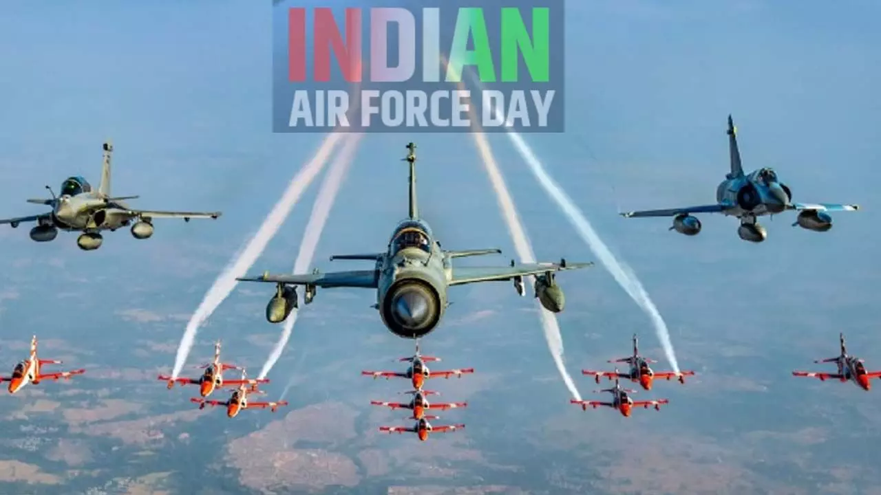 Air Force Day: Synonym of bravery Indian Air Force