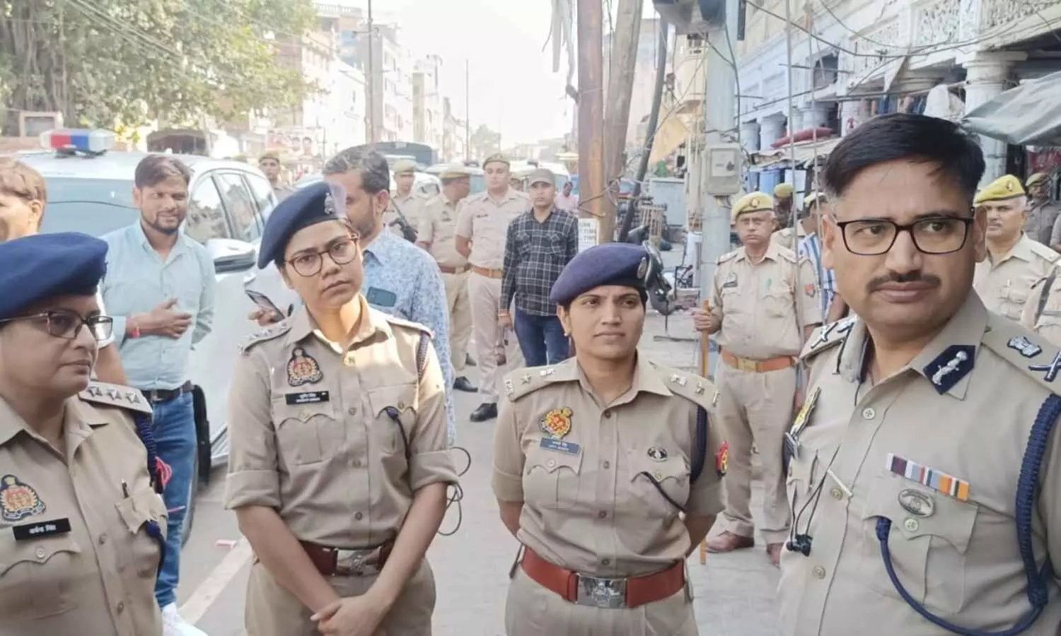Kanpur Police increased security of sensitive areas