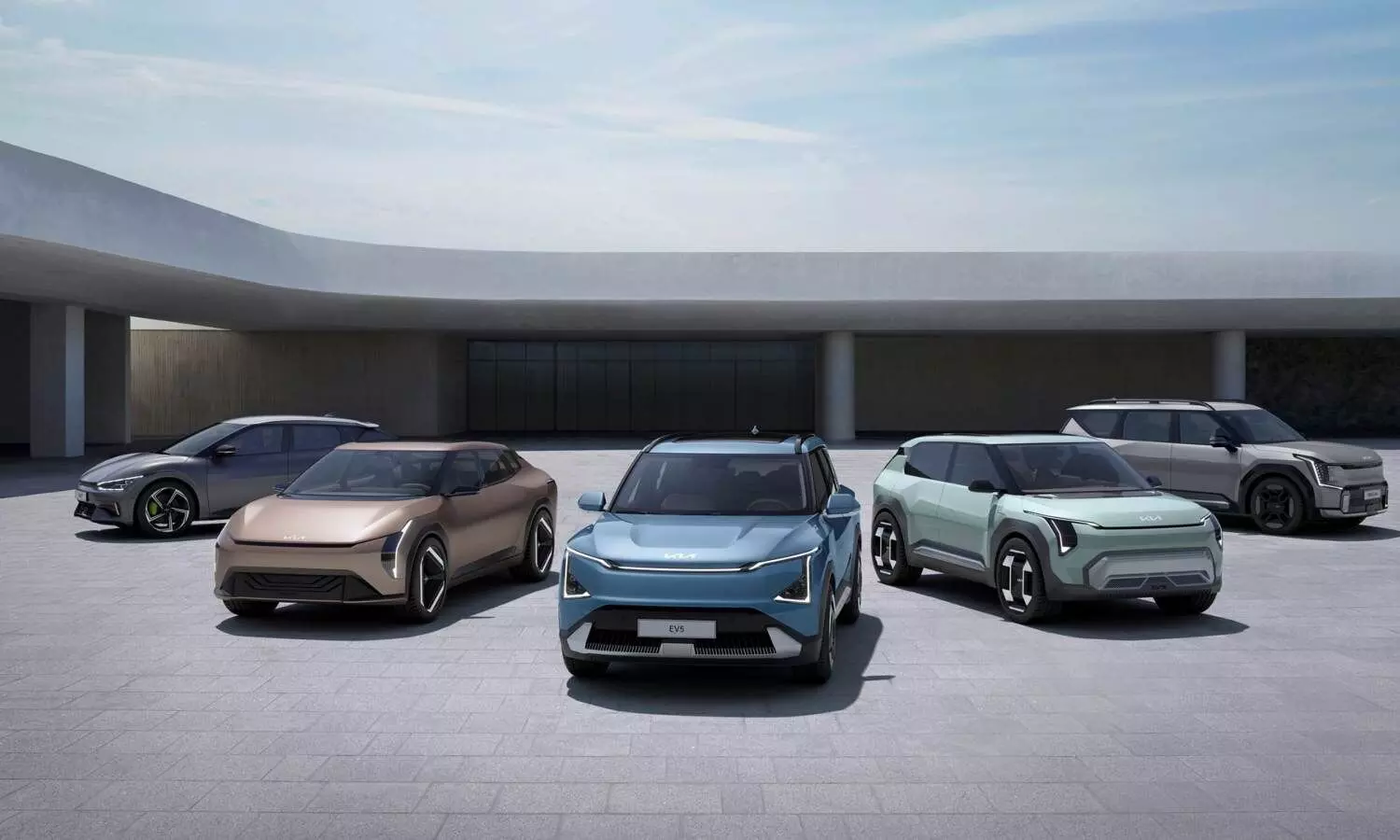 Kia Motors unveiled three new electric models
