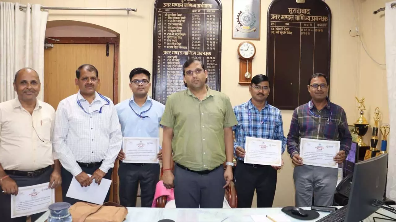 Health inspector honored with citation for excellent work during Swachhta Pakhwada