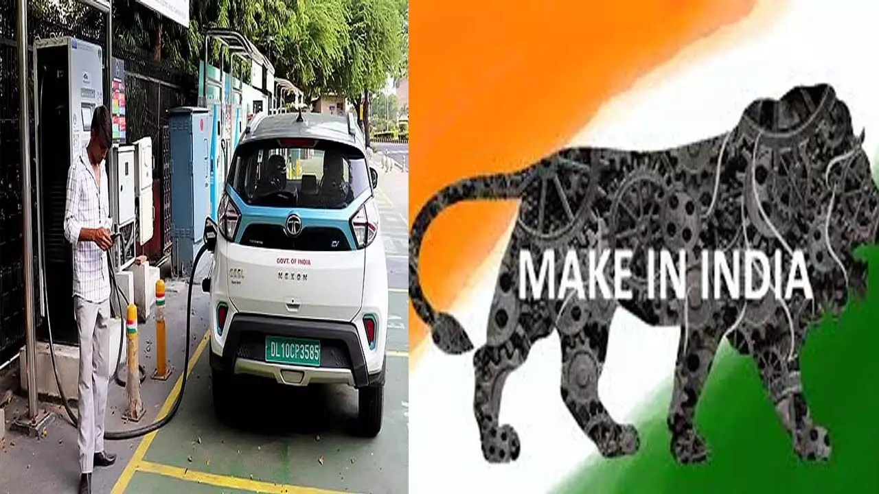 Now electric vehicles will be manufactured in our country under Make in India policy