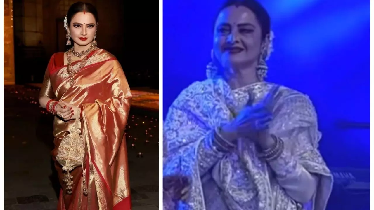 Rekha Video: स्टेज पर जमकर नाची 69 साल की रेखा, वीडियो देख आप भी करेंगे तारीफ