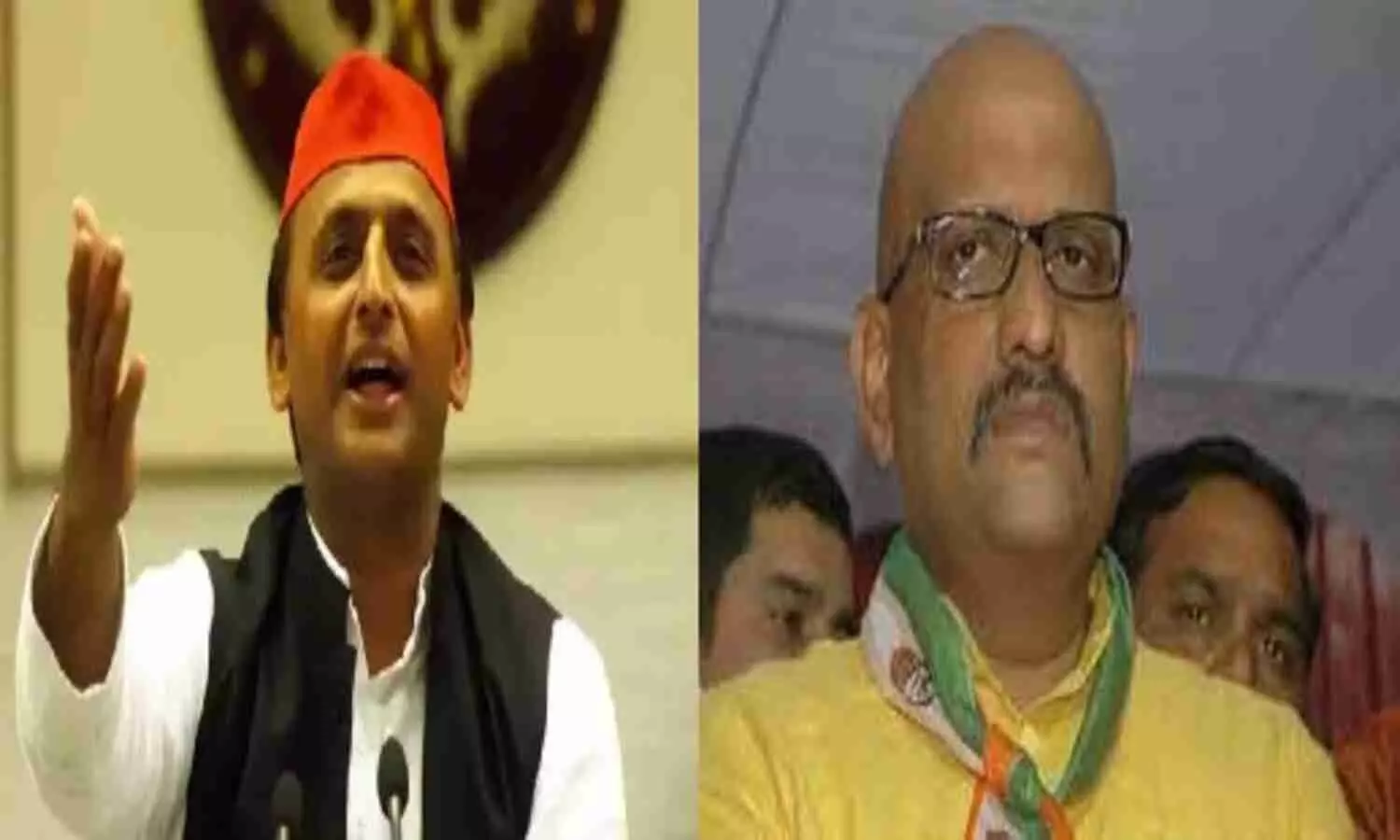 Akhilesh Yadav and  Ajay Rai