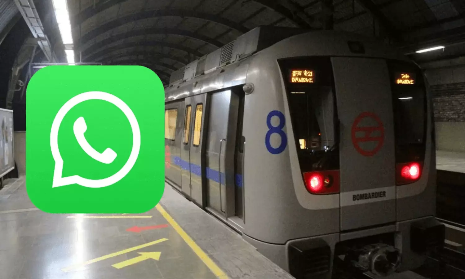 Delhi Metro Tickets Using WhatsApp