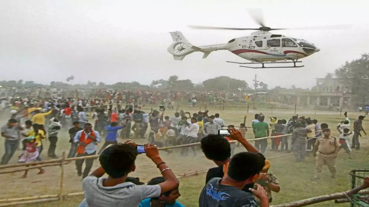 Election season – demand and rent for helicopters is sky high
