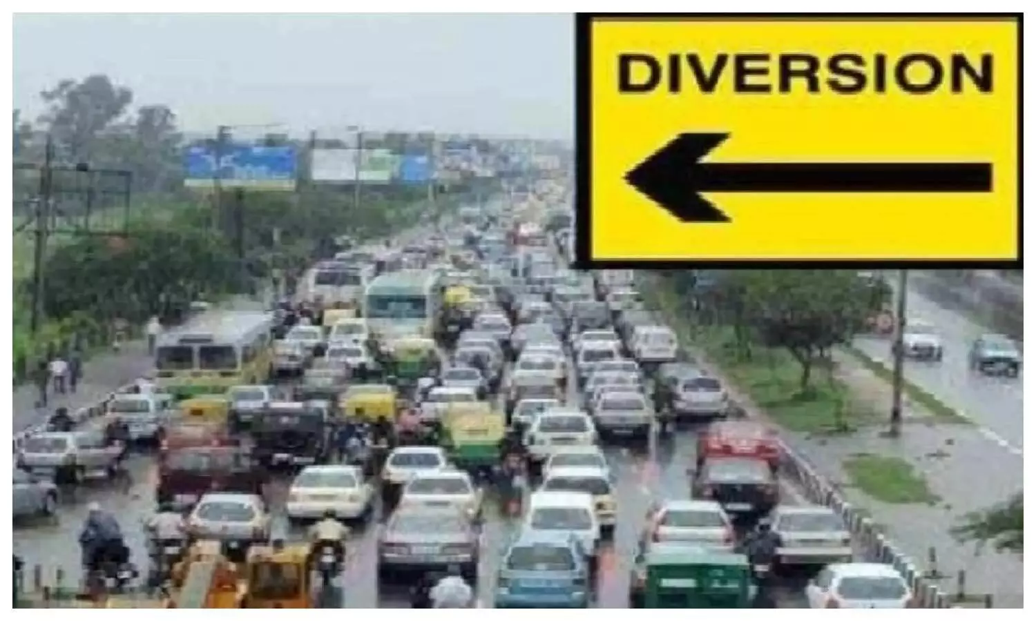 Lucknow Traffic Diversion