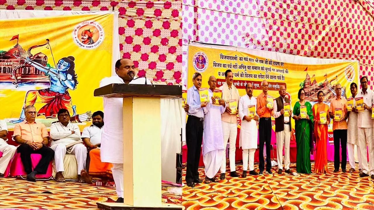 Kshatriya organizations performed Shastra Puja together, honored meritorious children