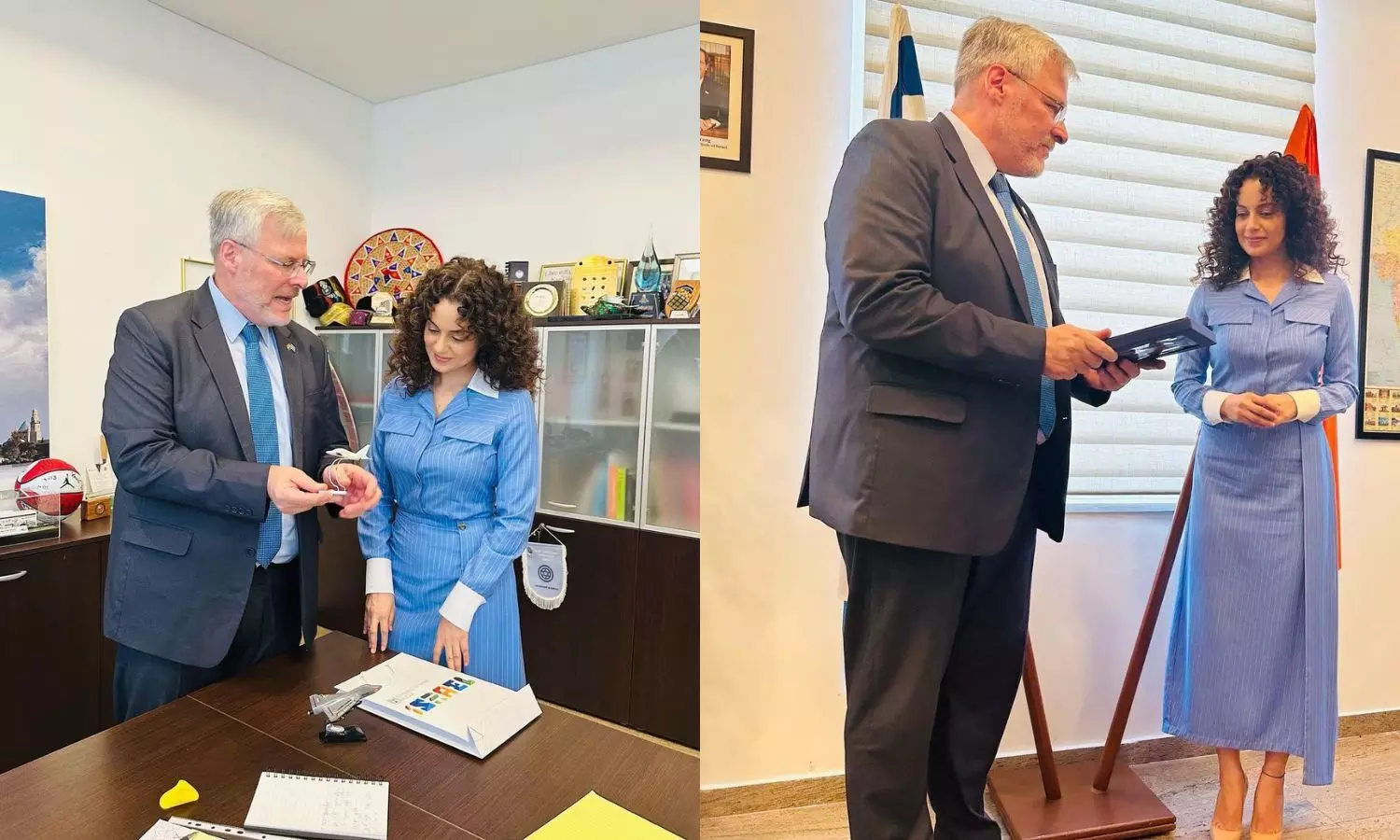 Kangana Ranaut Met Israel Ambassador