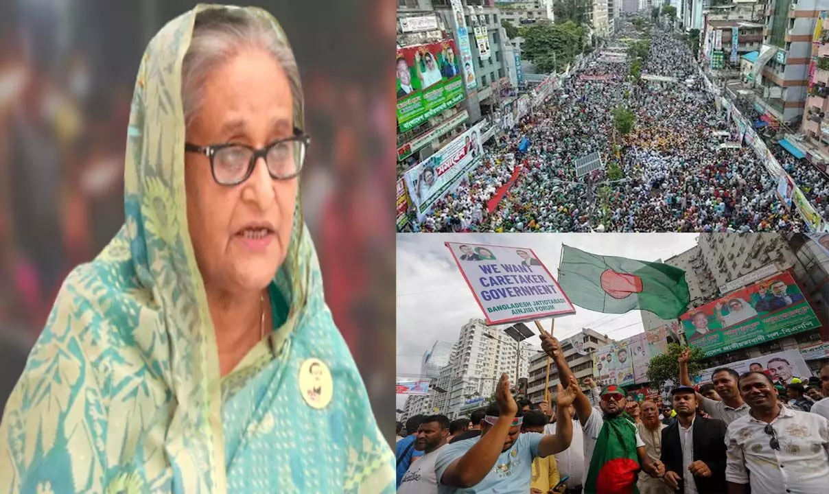 Ruckus in Bangladesh, violence by opposition party against Sheikh Hasina, arson