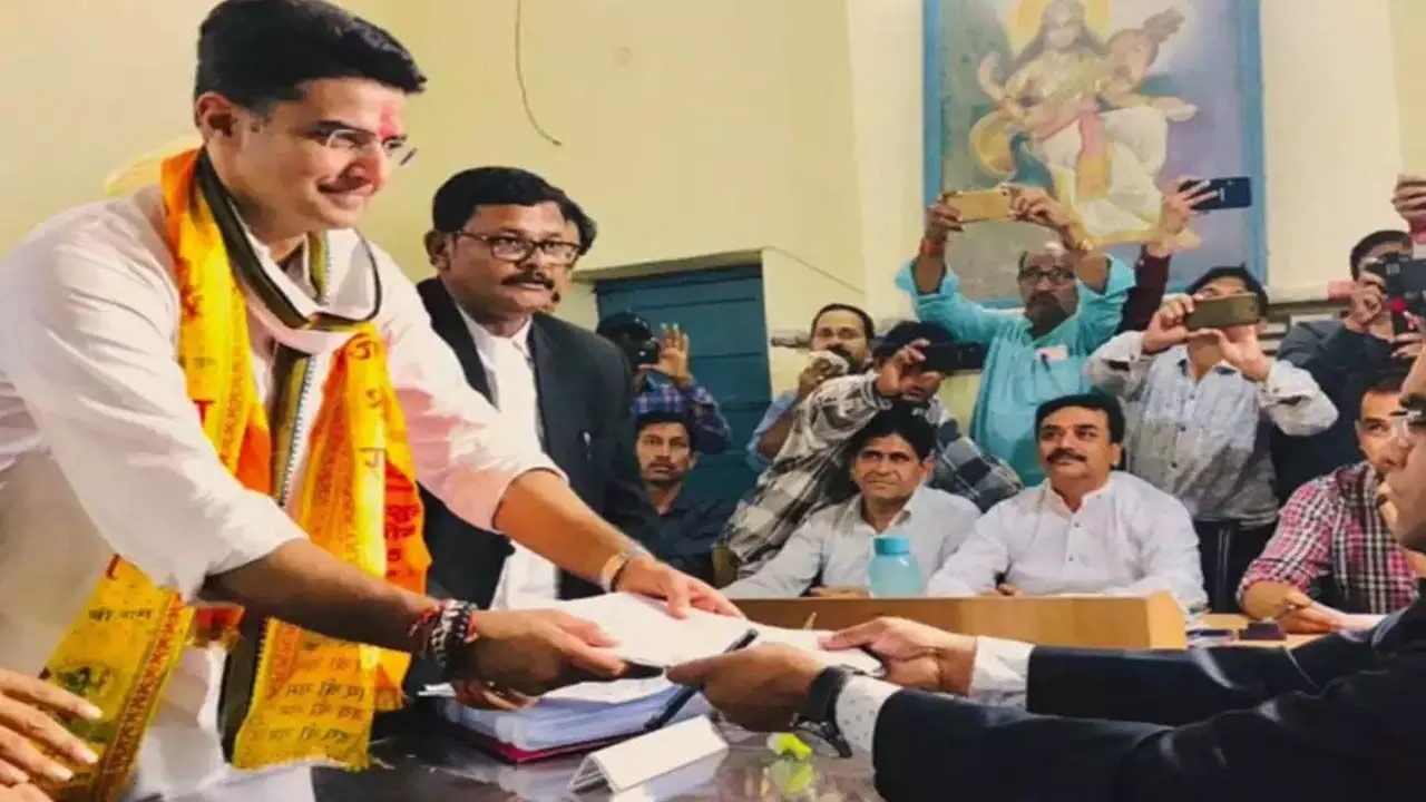 Sachin Pilot filled the form with Tonk, told shocking thing about his wife in the affidavit