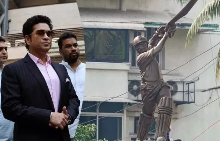 sachin tendulkar statue