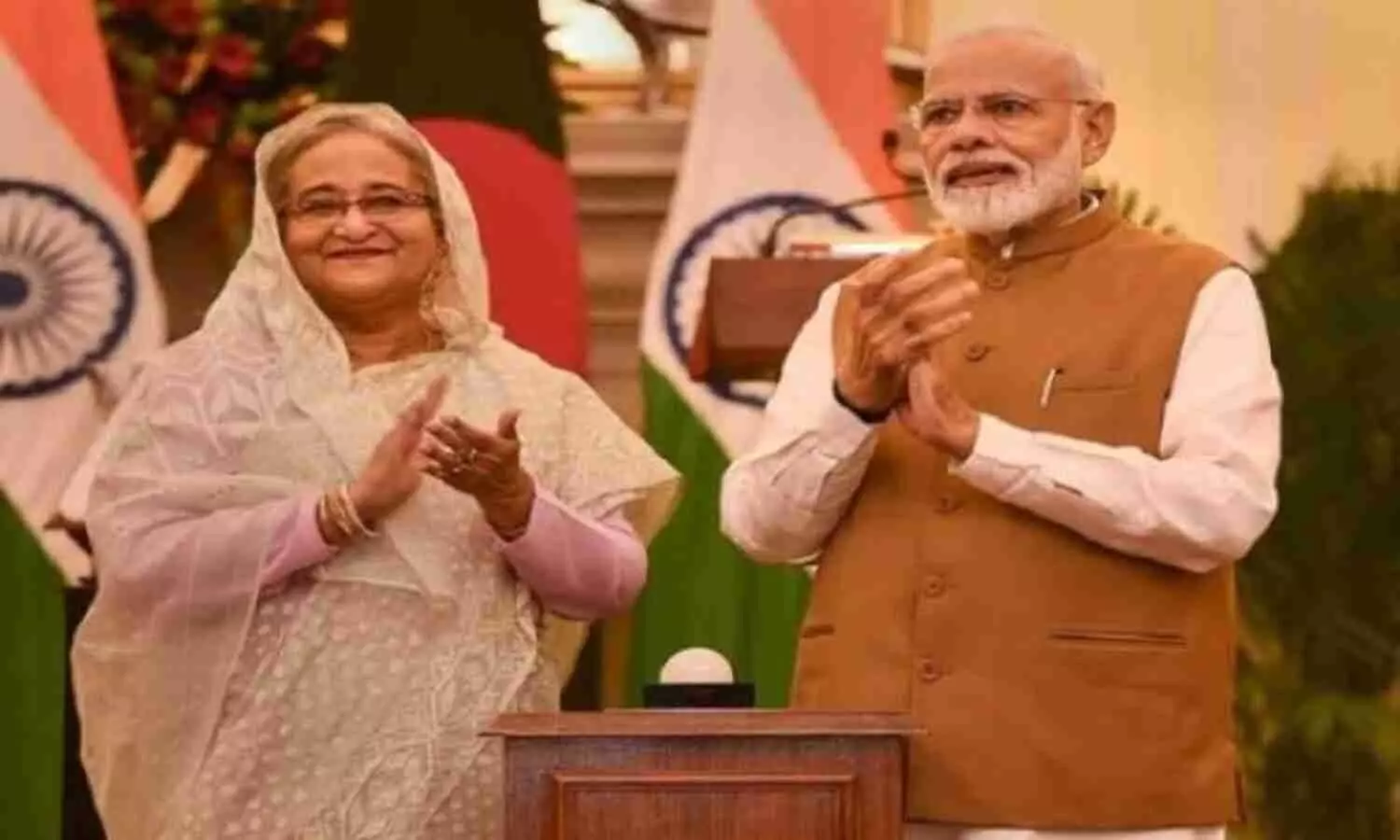 Sheikh Hasina and PM Modi
