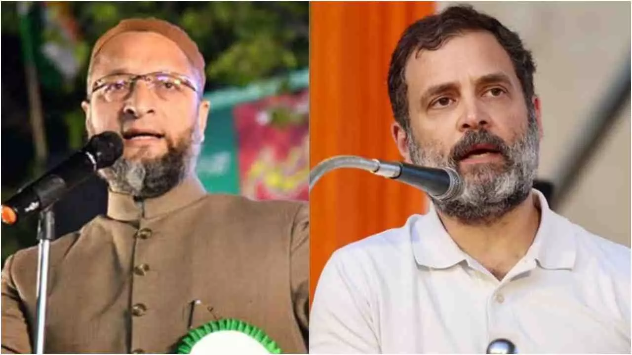 Owaisi Vs Rahul Gandhi