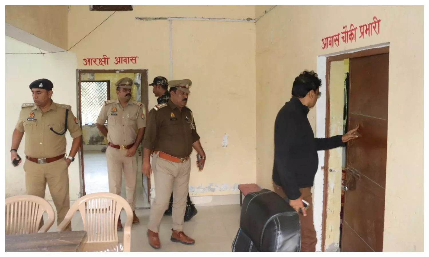 SSP arrived at the police station to inspect gave strict instructions