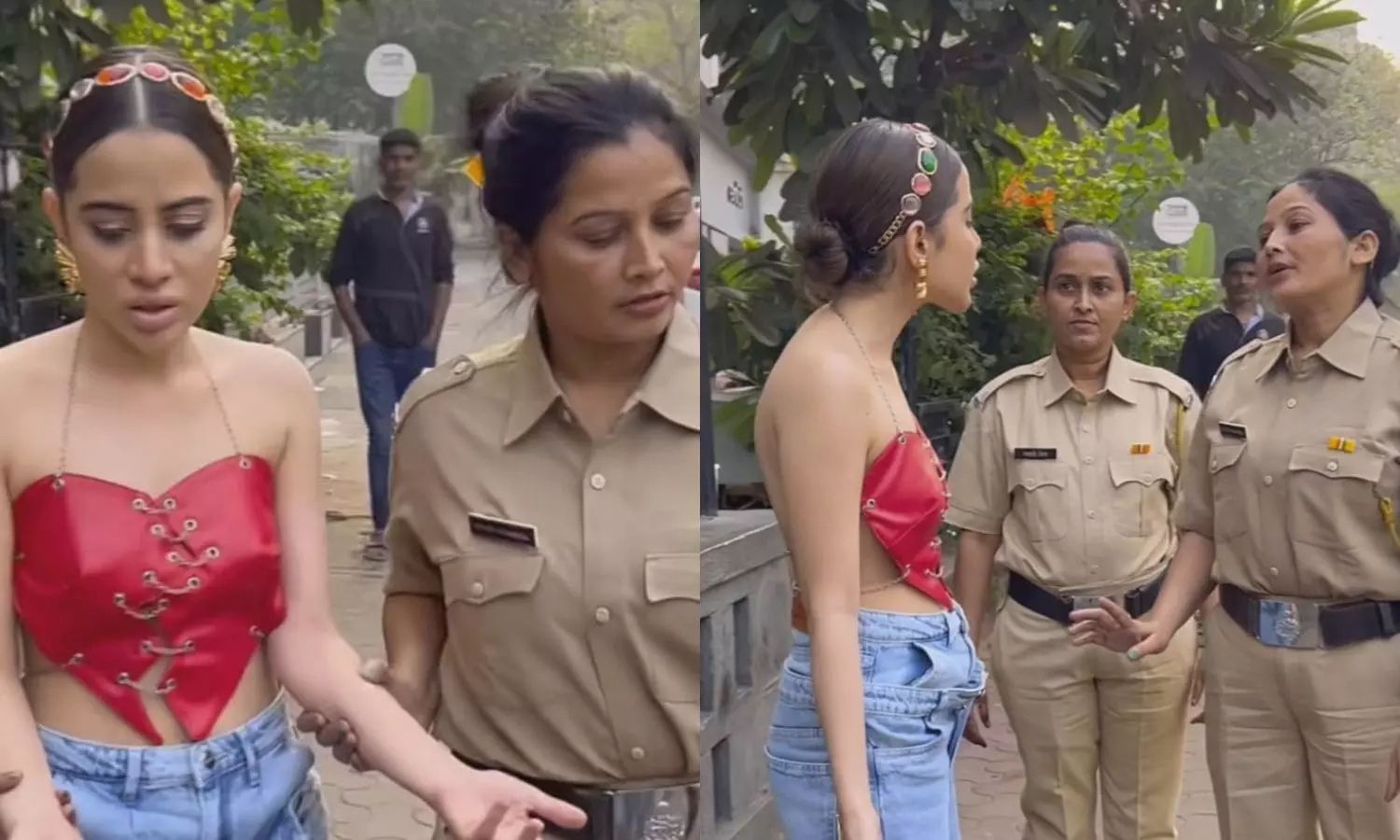 बोल्ड कपड़े पहनने के कारण उर्फी जावदे को मुंबई पुलिस ने किया गिरफ्तार | Uorfi Javed ARRESTED By Mumbai Police For Her Bold Clothes | Newstrack Samachar | Uorfi Javed को भारी