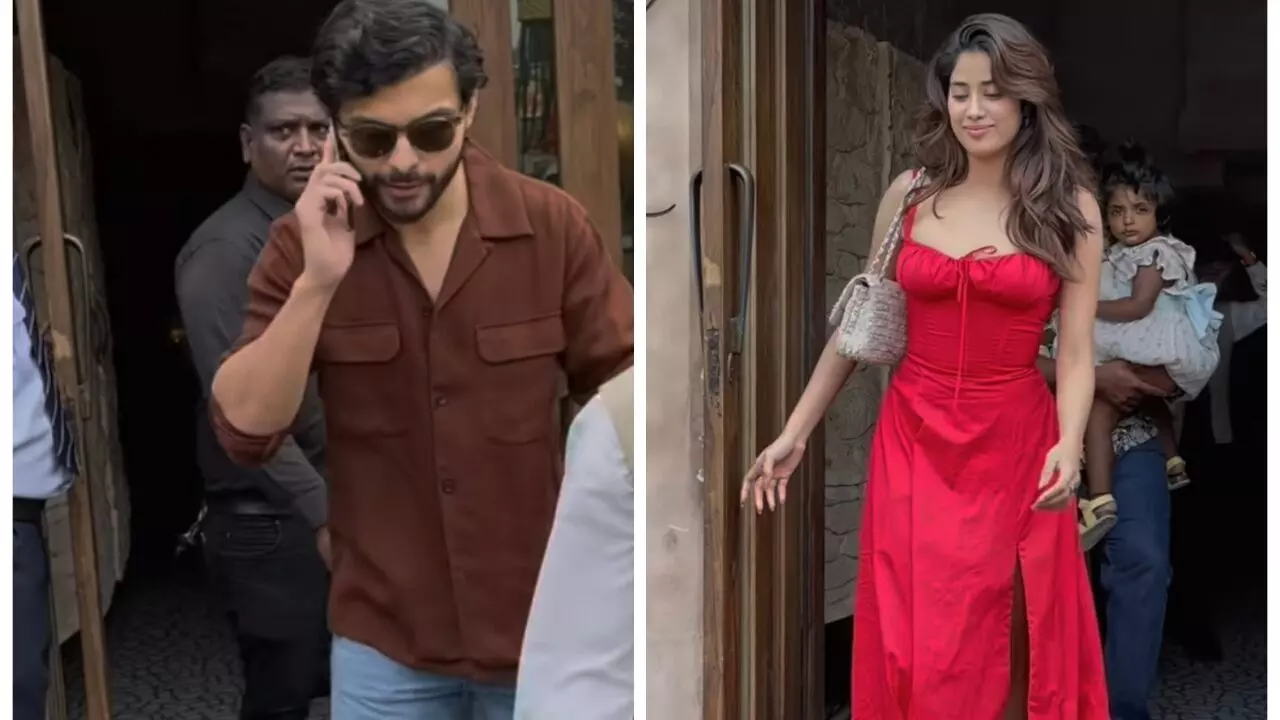 Janhvi Kapoor Spotted With Boyfriend