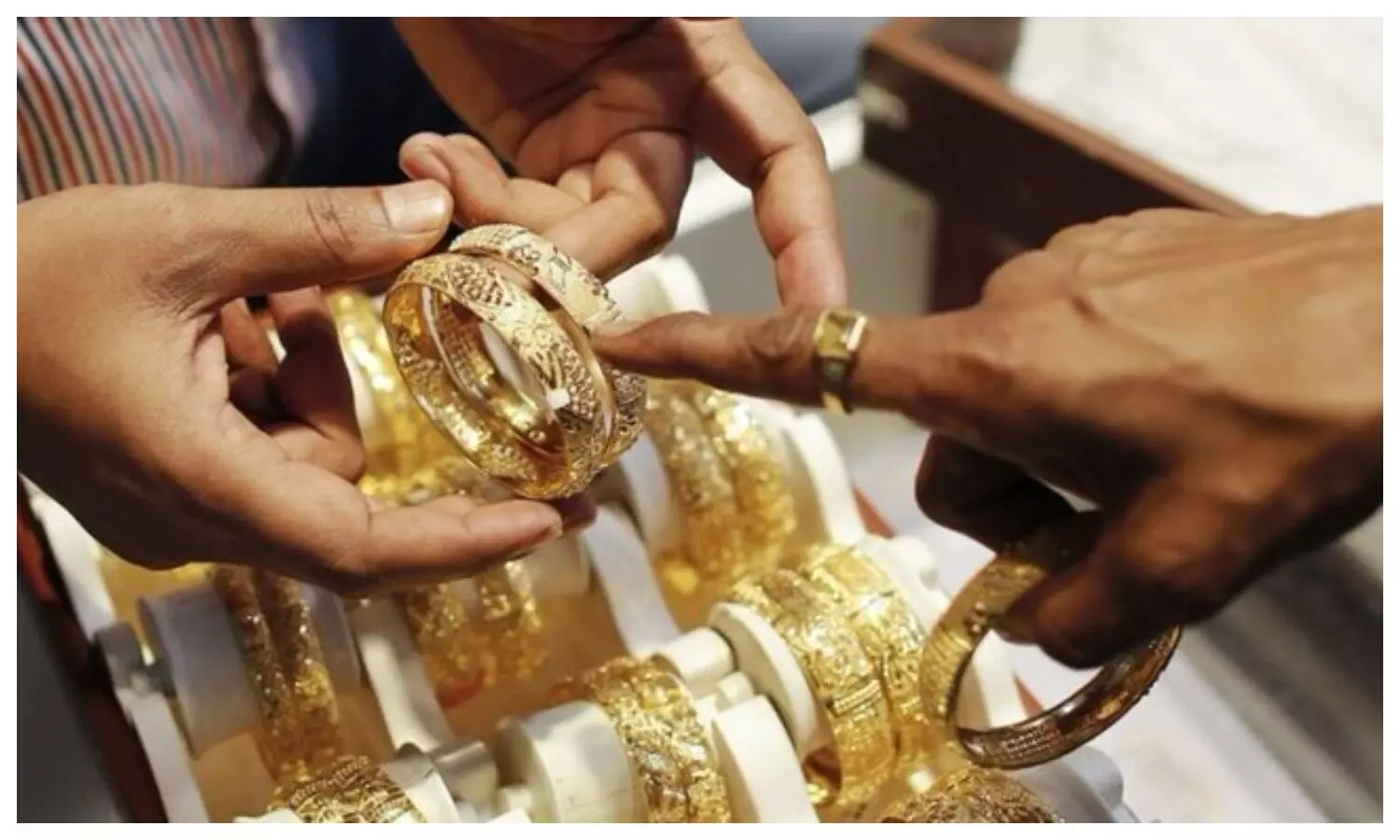 gold and silver on dhanteras