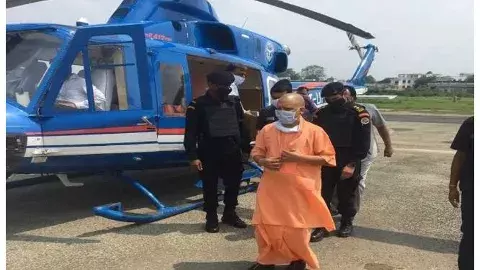CM Yogi Rally in Rewa